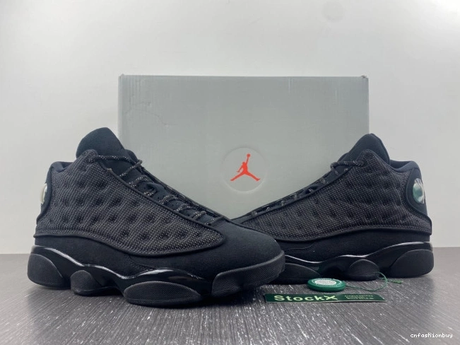 Black Retro Cat Jordan 414571-011 Air 13 0802
